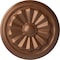 Ekena Millwork Olivia Ceiling Medallion (Fits Canopies up to 2 1/8"), 7 7/8"OD x 1 1/8"P, Polished Copper CM07OLPOS - alternate 1